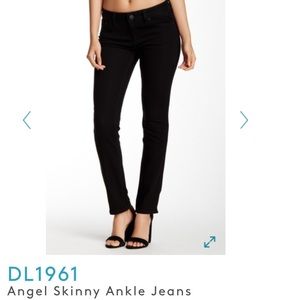 Angel mid rise skinny ankle stretch DL jeans